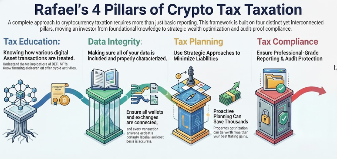 Rafael's 4 Pillars of Crypto Tax Mastery